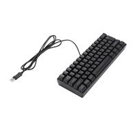 Fabater Clavier de Jeu Mécanique Russe Rvb, 61 Touches, Conception Ergonomique Compacte pour Les Jeux et Les Affaires, Léger (Black)