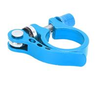 Fabater Clip de Tube de Selle en Alliage D'aluminium de Haute qualité pour Vélos de Montagne, Pince de Selle de Vélo Flexible pour Cyclistes (BLUE)