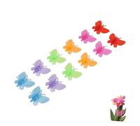 Fabater Clips pour Plantes, 60 Pièces, Clip de Support D'orchidée, Clips D'orchidées en Plastique pour Soutenir Les Tiges de Vigne, Les Plantes Grimpantes Poussent Verticalement (Multicolore)
