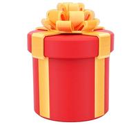 Fabater Coffret Cadeau à Vis Emboîtées Ennuyeuses, Puzzle Hilarant pour les Amateurs de Farces, Rouge et or