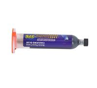 Fabater Colle Adhésive de Réparation d'écran de Téléphone Haute Résistance 30 Ml, Mastic d'écran incurvé, Durcissement de 30 Minutes pour VIVO, Caoutchouc de Silicone Méthylique avec 5 Aiguilles