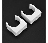 Fabater Collier de Tuyau en U, 20 Pièces, 16/20/25/32mm, PPR, avec Vis | Clips fixes pour conduite d\'eau, matériau PPR, montage mural au sol, Support de conduite de gaz par câble, Installation