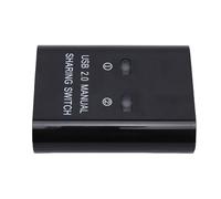 Fabater Commutateur de Partage USB 2.0, Sélecteur de Transfert Haute Vitesse pour Deux PC vers une Imprimante, Utilisation Facile pour la Maison et le Bureau