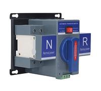 Fabater Commutateur de Transfert Automatique de Type CB 2P Double Puissance 230 V, Mini Inverseur pour Générateur Photovoltaïque Domestique, Mode Manuel Automatique avec Surcharge, Court-circuit,