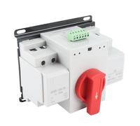 Fabater Commutateur de Transfert Automatique Double Puissance 100A AC230V 2P ATS Mini Commutateur de Générateur avec Fonctions de Commutation Rapide et de Protection