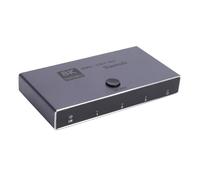 Fabater Commutateur HDMI 3 Entrées/1 Sortie 8K 60 Hz avec Extracteur Audio, Télécommande Infrarouge, Compatible 4K 240 Hz et 1080p 480, Idéal pour Les Jeux et Le Streaming.