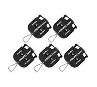 Fabater Compteur de Coups de Golf, Compteur de Score de Golf Portable pour 2 Joueurs avec Corde Suspendue, Mini Indicateur de Score carré pour Différents Types de Compétitions (5PCS)
