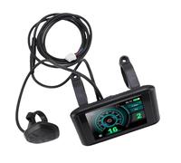 Fabater Compteur électrique à Affichage LCD, Panneau de Commande ABS étanche avec Câble SM, Grand écran pour Guidon de 22,2 Mm, Scooter électrique, Modification de Vélo électrique