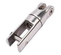 Fabater Connecteur de Pivot de L'ancre, 316 Piétique D'ancre en Acier Inoxydable, Swivel à Deux Sections de la Chaîne D'ancrage Multidirectionnelle de qualité Marine à Deux Sections