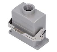Fabater Connecteur Robuste, 16 A 500 V, Aucune Soudure Requise, Connecteur d'aviation Rectangulaire, Robuste à 10 Broches à Bouton Unique avec Dispositif de Verrouillage du Joint d'étanchéité, pour