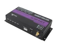 Fabater Contrôleur de Commutateur à Distance en Aluminium 4G avec Surveillance de la Température et de l'humidité pour Alarme de Panne de Courant, Boîtier de Commande de Relais à 4 Canaux pour la