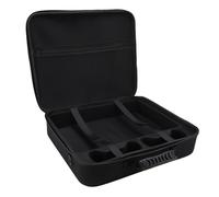 Fabater Coquilles Dures - Sac de Porteur de Console de Jeu Scratch Scratch - Mémoire de capacité Longue Résistante aux Contrôleurs et Accessoires (Black)