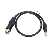 Fabater Cordon XLR de 3,5 Mm pour L'enregistrement et les Interviews, équipement en PVC Lourd pour la durabilité, Facile à Nettoyer pour les Studios D'enregistrement à Domicile, Idéal pour les