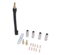 Fabater Couce Flexible Bulles de Thyroïde Kit Conseils de pour Souder Torche MB15 15AK, Matériau en Laiton Stable pour la longévité, pour les Projets de Soudage