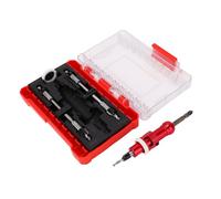 Fabater CounterSink -Bohrer -Bit Ensemble pour le Travail du Bois, Contrôle de la Profondeur Précis pour la Production de Meubles avec Arrêt de Profondeur Réglable pour Différents Matériaux en Bois