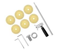 Fabater Coupe-tuyau de Précision en PVC avec Compteur Réglable, adapté aux Espaces étroits, Coupe Uniforme et Ordonnée, Tige Hexagonale de 1/4 Po, clé en Forme de L, Tuyaux D'eau Froide et Chaude