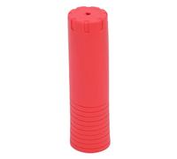 Fabater Couvercle de Poignée de Microphone sans Fil, Protection Brillante en Silicone Antichoc pour Fête karaoké KTV (rouge)