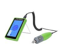 Fabater Détecteur de Face de Fibre Haute Définition avec Enregistrement de Mesure de Temps Réel, Microscope en Fibre D'écran Tactile LCD à 5cht pour une Inspection Simple et une Analyse Statistique,