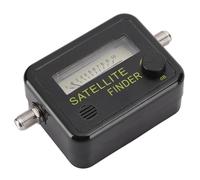 Fabater Détecteur de Signal Satellite Sensible avec écran Numérique, Mesureur de Puissance du Signal 950-2150 MHz pour l'alignement de l'antenne Satellite, Récepteur ABS Portable Noir avec Niveau DB