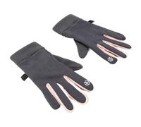 Fabater d'hiver Imperméables Doublés de Polaire pour écran Tactile, Antidérapants pour Temps Froid, pour Femmes et Hommes, en Silicone, 1 Paire (Rose et Gris)