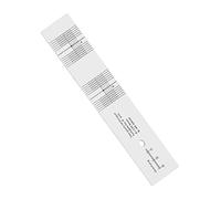 Fabater Dispositif D'alignement de Cellule en Acrylique pour Platine Vinyle | Règle d\'alignement du stylet de cartouche Phono avec bras en forme de S, cartouche montée de 1/2 pouces, outil de mesure