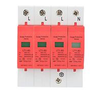 Fabater Dispositif de Protection Contre Les Surtensions pour Maison 4P 40-80KA, Parafoudre Basse Tension LT-40/80, Coque Ignifuge, Parasurtenseur Ignifuge pour la Protection du Système électrique