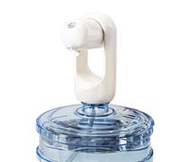 Fabater Distributeur d'eau pour Bouteille de 5 Gallons, Pompe à Bouteille d'eau Rechargeable et Pliable, Pompe à Eau Potable électrique Portable pour la Maison (Blanc Laiteux avec Tuyau de câble de