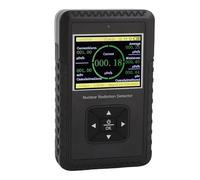 Fabater Dosimètre Nucléaire Portable Bêta Gamma X-dispositif de Mesure des Rayons Grand écran LCD Rouge Continu