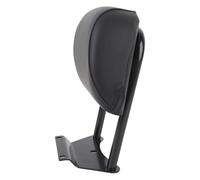 Fabater Dosseret arrière Moto, Coussin de Dossier Passager arrière pour Sissy Bar Moto, Cuir Noir, Confort accru, Style élégant, Grande stabilité