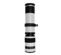 Fabater E Mount Tele Telo Zoom Lens All Metal Construction 420-800mm Handbuch Tele Objectif pour E Came Constant sans MIRRORROCLES (White)