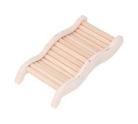 Fabater Échelle Interactive en Bois pour Hamster, Conception de Clôture, Installation Facile, Jouet d'escalade pour Cage à Hamster, Réduction de l'anxiété, Matériau en Hêtre et Bouleau, (S)