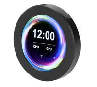 Fabater Écran d'affichage AIO, écran de Refroidissement Liquide CPU, Rotatif à 360 Degrés, Contrôle de la Température en Temps Réel, Résolution 480 X 480 avec Rétroéclairage Super