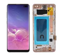 Fabater Écran D'affichage LCD de Téléphone de 6,4 Pouces pour S10 Plus, SM G975F G975U G975W G975A, Assemblage D'écran Tactile Numériseur avec Cadre, Identification D'empreintes