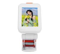 Fabater Écran Selfie avec Pince et écran 2 Pouces pour Capturer des Photos Parfaites, Visualisation en Temps Réel pour Les Utilisateurs Mobiles, ABS et Verre trempé, Blanc