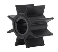 Fabater Effet de Refroidissement amélioré de la Turbine de la Pompe à Eau du Moteur Hors-bord de 9,9 à 15 CV, Remplacement en Plastique Noir Résistant à la Chaleur pour les Propriétaires de Moteurs