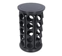 Fabater Elegant Rotation Coffee Pod Organizer Stand Contient 40 Capsules à 360 Degrés Space de Conception Rotatif Sauvegardi (BLACK)