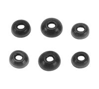 Fabater Embouts D'écouteurs, 3 Paires, Tailles S/M/L, Embouts de Rechange en Mousse à Mémoire de Forme pour écouteurs sans Fil Pro 2/1, Isolation Phonique, Maintien Sûr et Confort (Black)