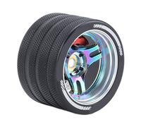 Fabater Émetteur RC Volant de Direction Poignée en Alliage D'aluminium | Aspect de frein à disque simulé, finition anodisée brillante, construction légère et robuste, s\'adapte à la plupart des