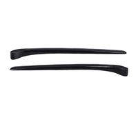 Fabater En Pare-brise Avant En Plastique Haute Forte-colonne Cladage de Protection Solaire Soleil -set pour les Amateurs de Voitures 2 Pack (Noir avec apprêt)