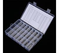 Fabater Ensemble de Broches de Tension de Printemps M1.5-M8, 280 Pièces pour les Broches en Acier Inoxydable de Haute qualité dans la Boîte D'organisation pour L'industrie Mécanique