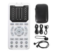 Fabater Ensemble de Carte Son et de Carte Son avec Changeur de Voix Portable, 16 Modes Vocaux, 10 Niveaux de Réglage du avec écouteurs pour Téléphones Portables, Ordinateurs