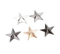 Fabater Ensemble de Clous en Forme D'étoile Pointue pour Vêtements Artisanaux en Cuir, 50 Pièces de Rivets en Alliage, Vis Points Punk pour Sac à Vêtements, Décoration de Chapeau, Argent Antique