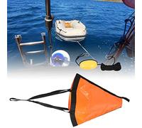 Fabater Ensemble de Flotteurs d'Ancre de Bateau, Flotteur de Pêche Léger et Compact en PVC de 24 Pouces, Ancre à Dérive avec Point d'ancrage et Point Flottant pour Yacht, Canot en Caoutchouc, Kayak,