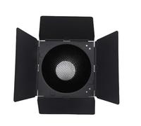 Fabater Ensemble de Porte de Grange à Montage en Alliage D'aluminium avec Diffuseur de Réflecteur à Grille en Nid d'abeille à 60° et 5 Filtres de Couleur Magnétiques Compatibilité Universelle