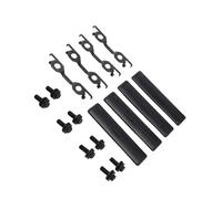 Fabater Ensemble de Porte-Vis de Vis à Retirer Le Plateau de Toit Remplacement pour 2006-2018, élégant Kit en Plastique de Couverture Noire étanche et Imperméable pour Les Propriétaires de Véhicules