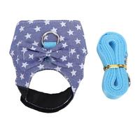 Fabater Ensemble Harnais et Laisse pour Lapin, Douce et Respirante avec Deux Boucles de sécurité, Gilet Réglable Anti-évasion pour Lapins, Chatons, Furets, Cochons d'Inde (L)