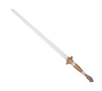 Fabater Épée de Cosplay Imprimée en 3D, Accessoire D'épée D'anime Rétractable pour Costume d'halloween, Accessoire Fantastique, Cadeau de Collectionneur de Films (Bleu Lumineux)