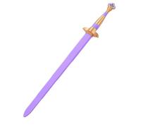 Fabater Épée de Costume de Cosplay Imprimée en 3D, épée D'anime Violette Rétractable pour Le Jeu de Rôle de Vacances de Festival, Cadeau de Collectionneur de Films (Pas de Rune)