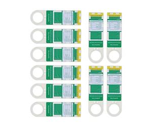 Fabater Étiquette d'échafaudage, Panneaux d'avertissement de Verrouillage étanches pour la conformité à la sécurité, étiquette de Maintenance avec Ensemble de 10 Pièces et Papier 'étiquette pour