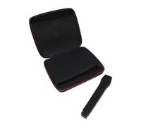 Fabater Étui pour Microphone sans Fil, Boîte de Rangement Portable Antichoc pour 4 Microphones jusqu'à 23 Cm, Sac de Voyage pour Micro Portable avec Maille pour Autres Accessoires, Sac